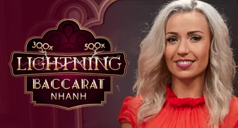 Lightning Baccarat live casino game at Rhino Casino