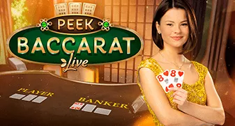 Peek Baccarat live casino game at Rhino Casino