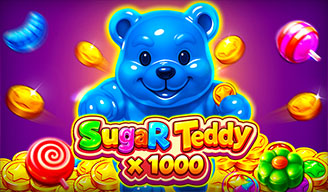 Sugar Teddy x1000 cascade slot at Rhino Casino