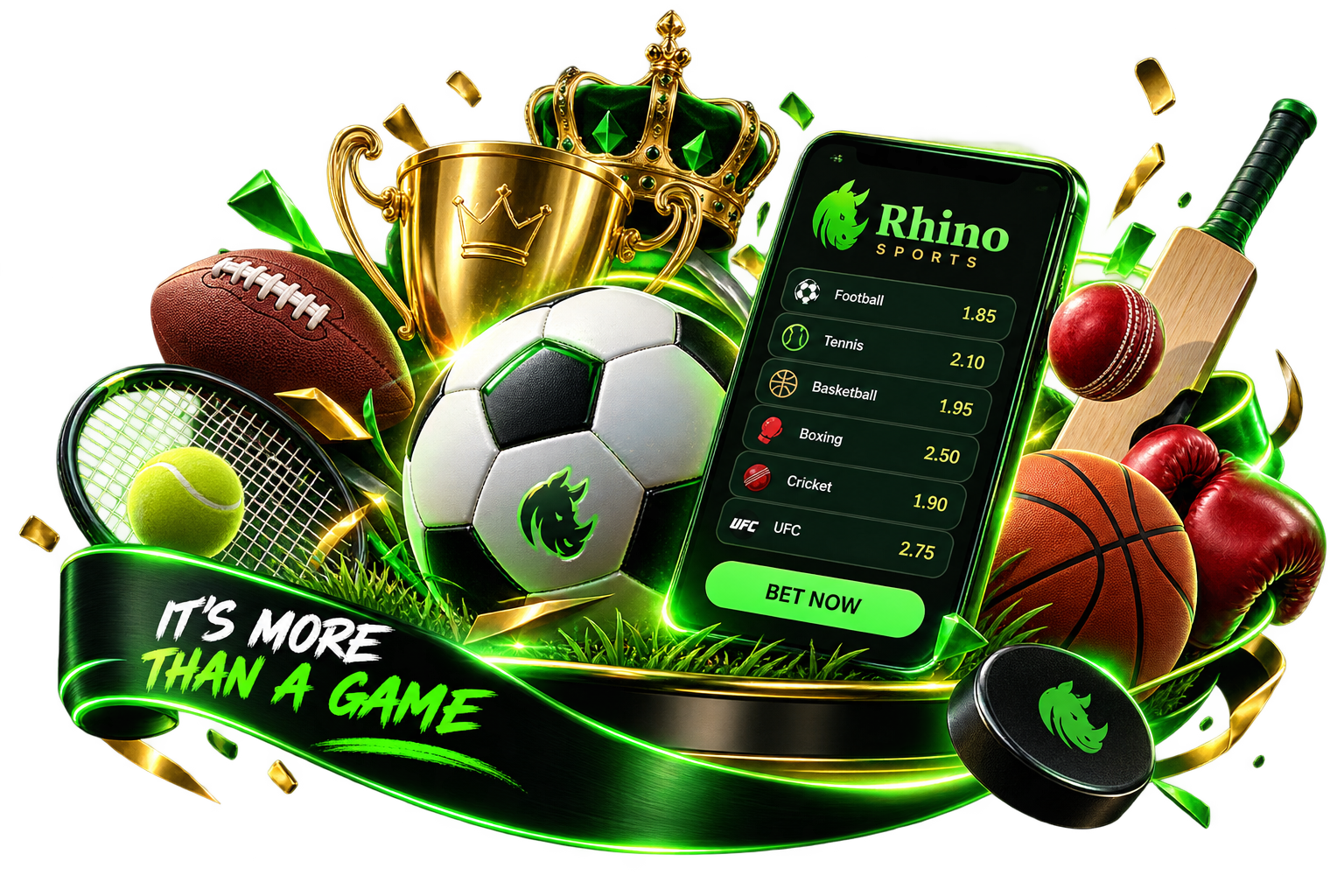 Rhino Casino sports betting with football, tennis, boxing, cricket and basketball